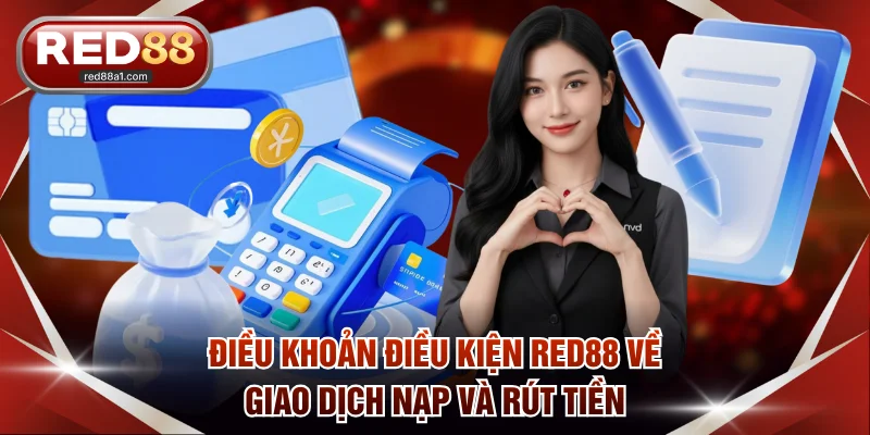 Điều khoản điều kiện RED88 về giao dịch nạp và rút tiền